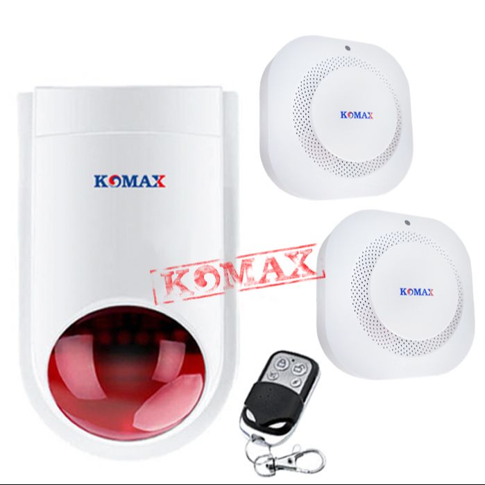 Thiết bị báo cháy báo khói trung tâm không dây âm thanh báo động 120 db km-k280. báo cháy cho gia đình, công ty, nhà xưởng đơn giản dễ sử dụng