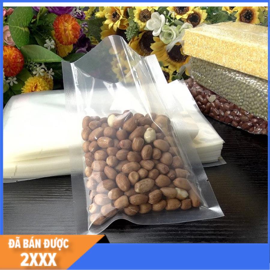 Túi Hút Chân Không bọc thực phẩm đông lạnh size 12x17cm ( 2 mặt trơn) - đựng 100 gram [HCM]1kg