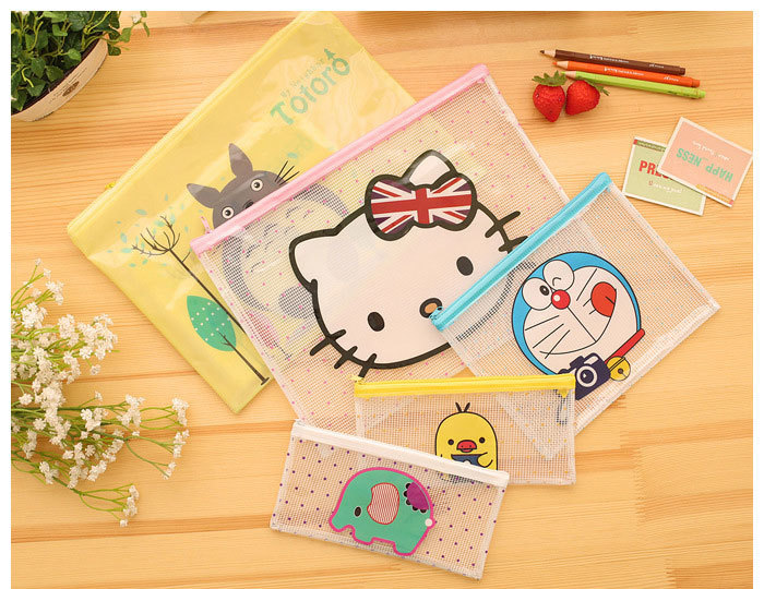 Túi lưới khổ A4 Cartoon