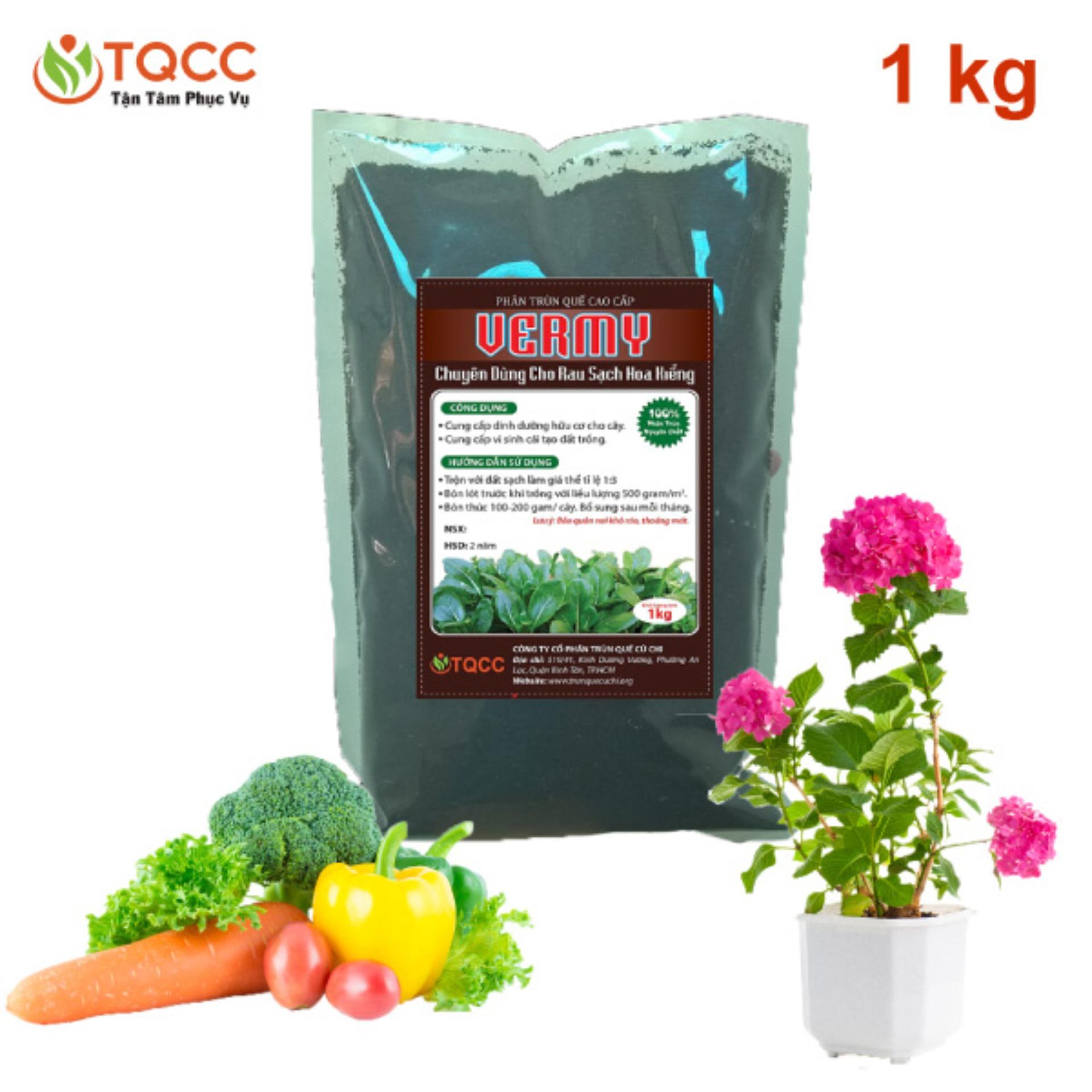 Phân trùn quế cao cấp Vermy gói 1 kg