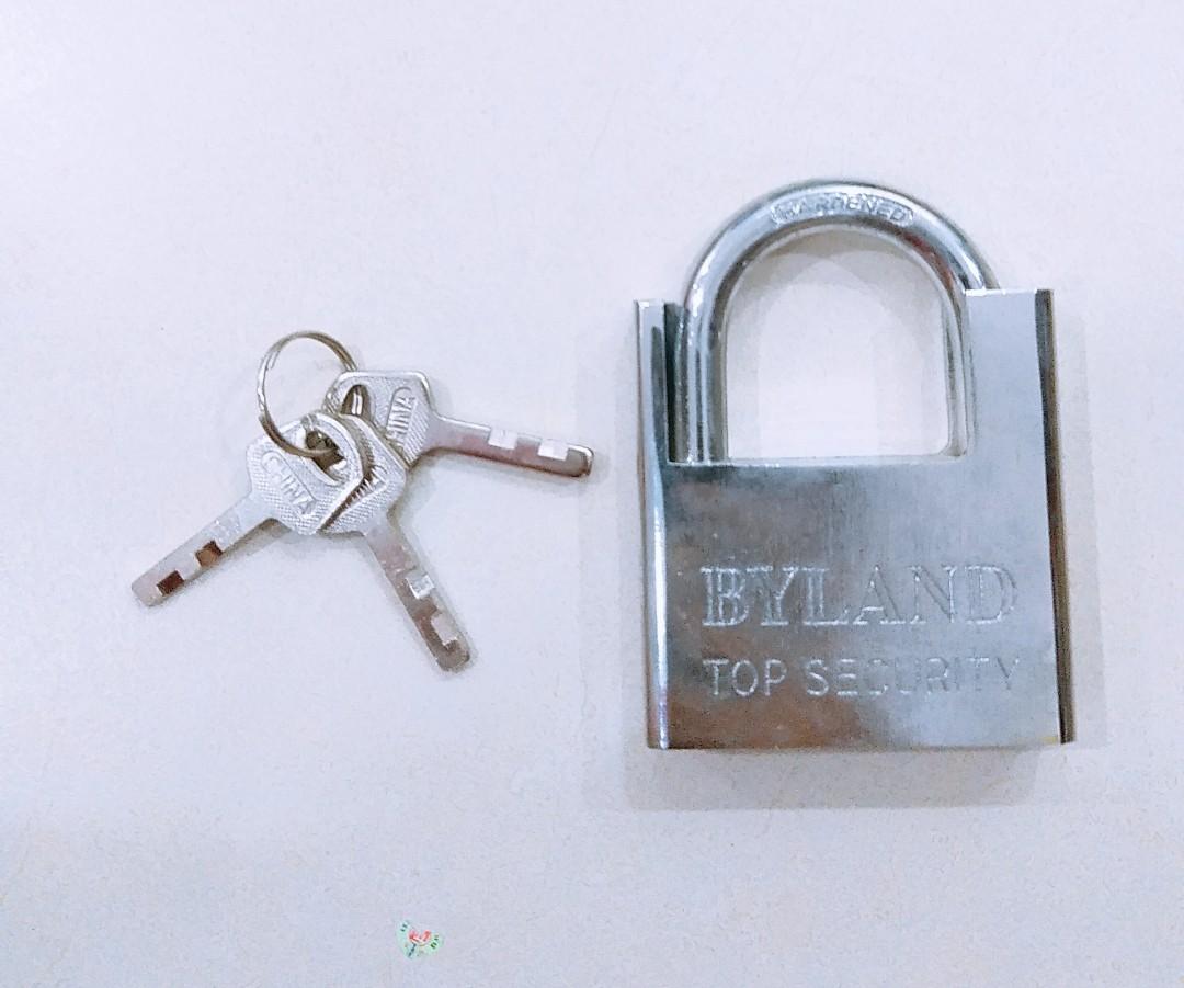 Ổ khoá chống trộm loại lớn, chống cắt, chống sét (Bạc)