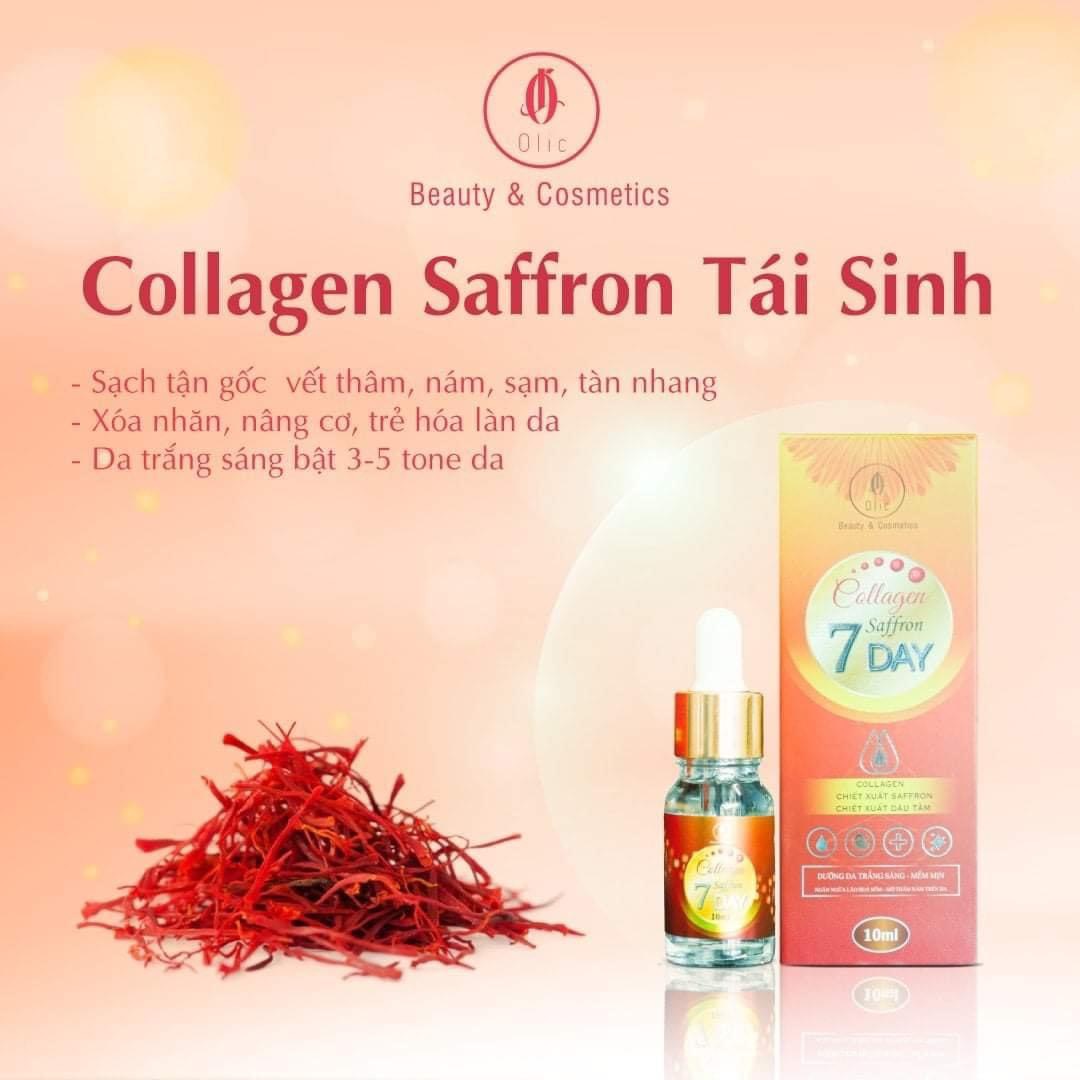 Serum collagen saffron 7 day olic - đẹp da hoàn toàn tự nhiên