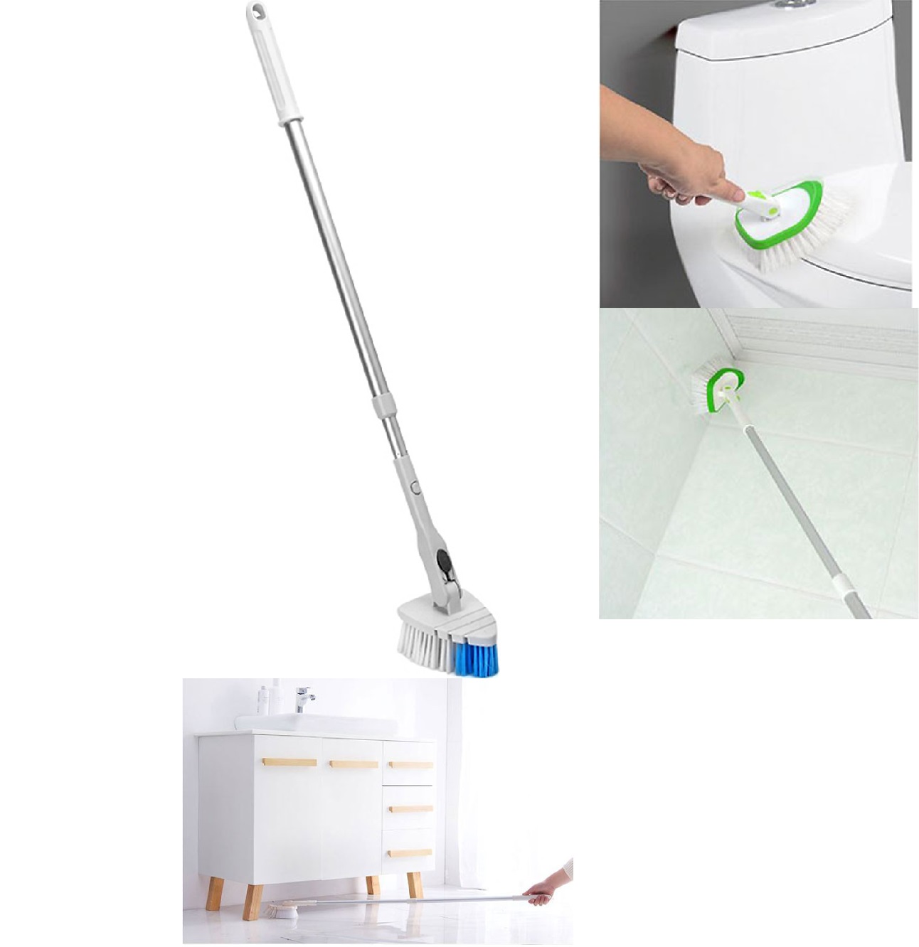 Cây Chà Cọ Rửa Góc Tường 1M1 Co Giãn Có Thể Tháo Rời Thông Minh Tashuan