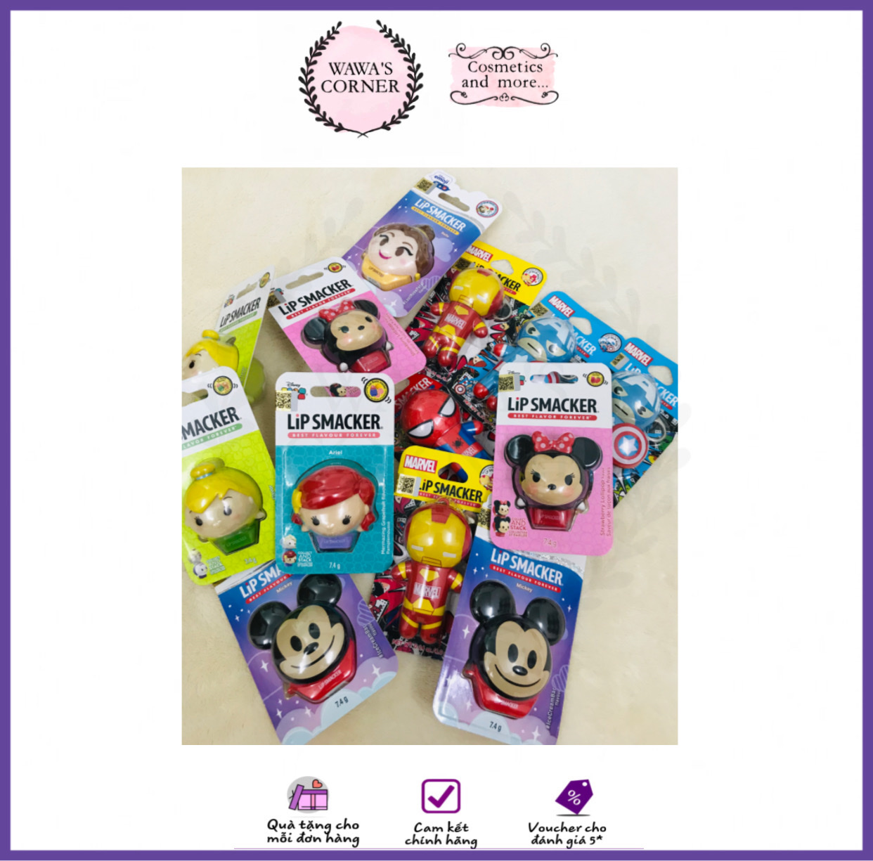 Son dưỡng môi lip smacker thương hiệu lip balm hàng đầu tại mỹ