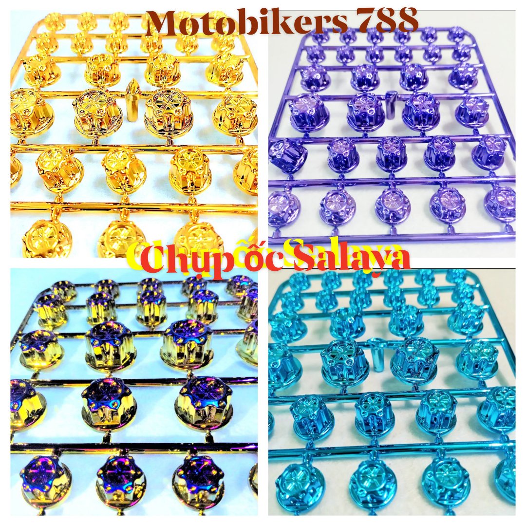 Chụp ốc trang trí salaya gắn các loại xe máy