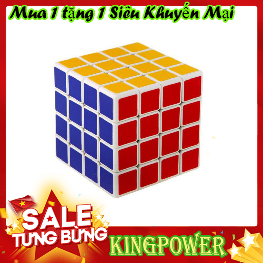Đồ Chơi Rubik 4x4 Thông Minh KINGPOWER - Nhựa Cao Cấp, Trơn Mượt, Bẻ Góc Tốt, Tăng Trí Thông Minh, Sự Phát Triển Trí Não - Đồ Chơi Thông Minh, Đồ Chơi Rubic