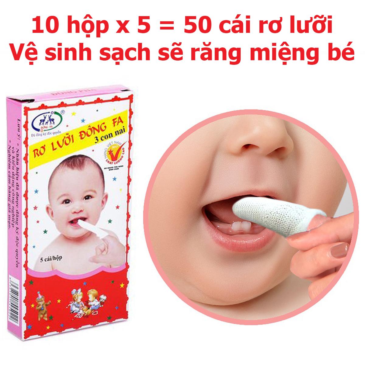 hộp rơ lưỡi cho bé sơ sinh đồ cho bé dụng cụ vệ sinh răng miệng cho bé đồ