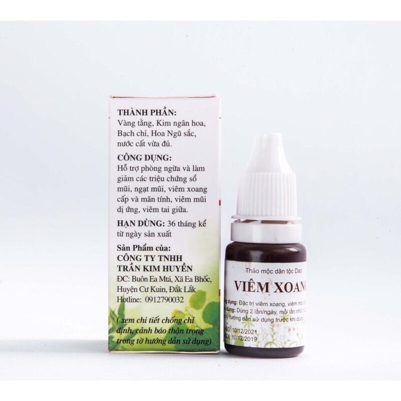 Nhỏ mũi thảo mộc - viêm xoang trần kim huyền