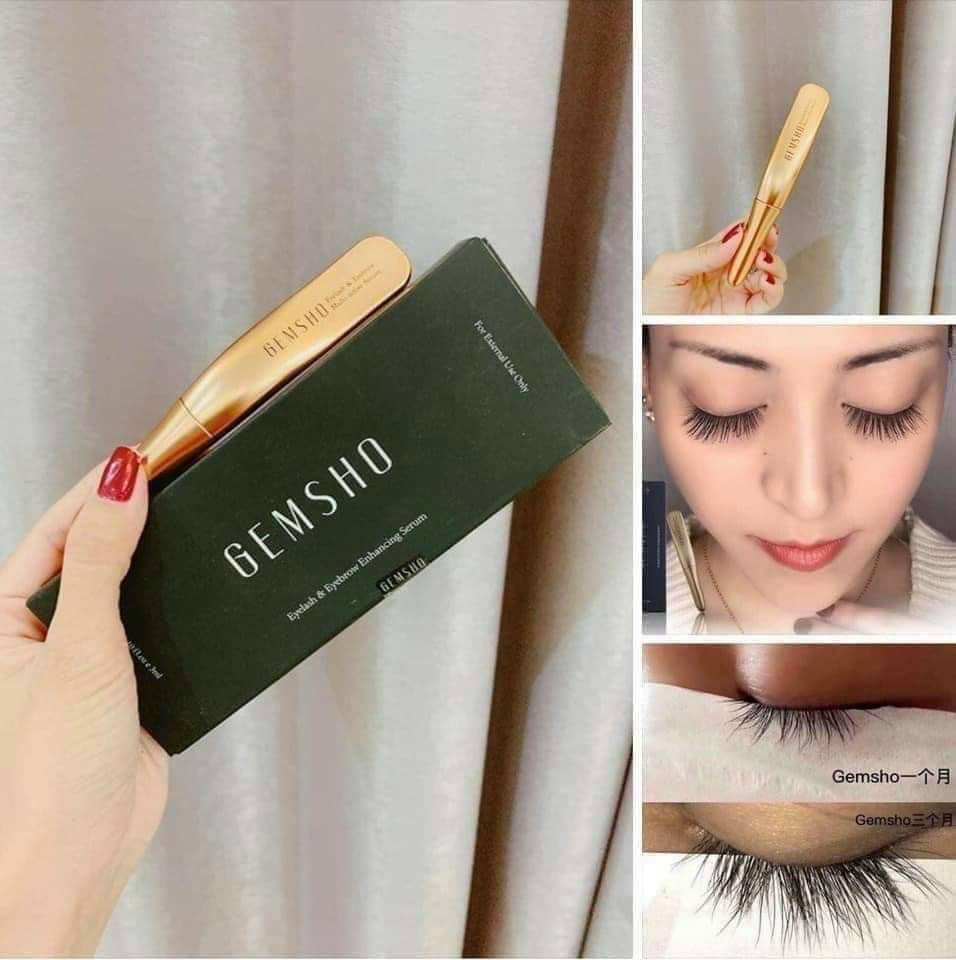 Dưỡng mi gemsho nuôi dưỡng mi dày và dài