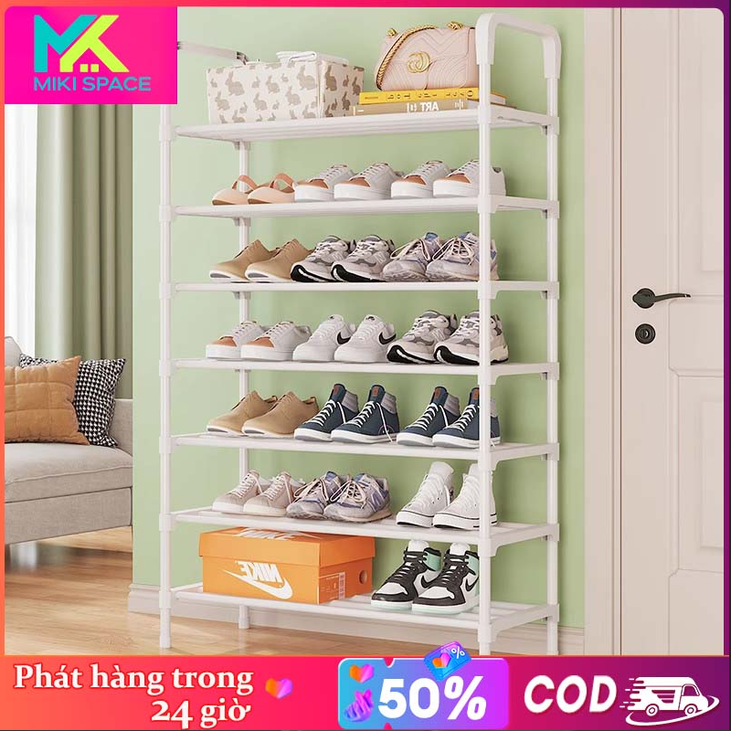 MIKI Giá để giày đa năng 4~7 Tầng Cài đặt dễ dàng bền bỉ và ổn định Giá để giày VK Giá để giày lối vào đơn giản nhà nhiều tầng trong nhà