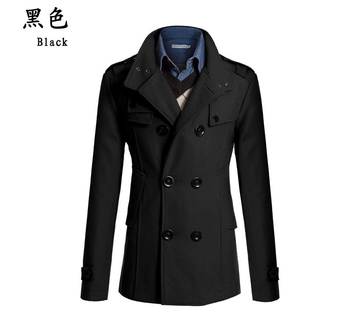 Áo dạ dáng dài nam - Áo khoác dạ dáng dài nam