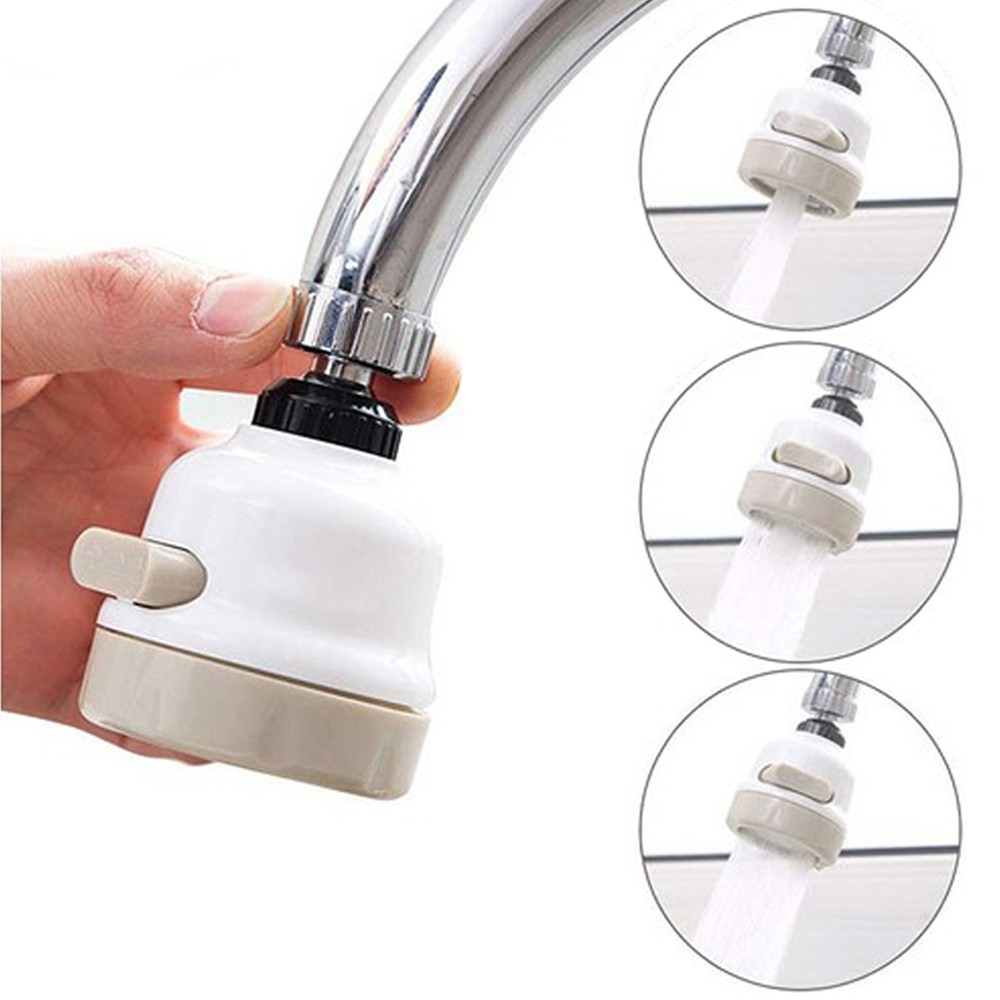 [GIÁ SỐC] Đầu Vòi Tăng Áp Rửa Chén Bát, Điều Hướng Xoay 360 Độ, 3 Chế Độ, Tiết Kiệm Nước, Phù Hợp Với Nhiều Loại Vòi