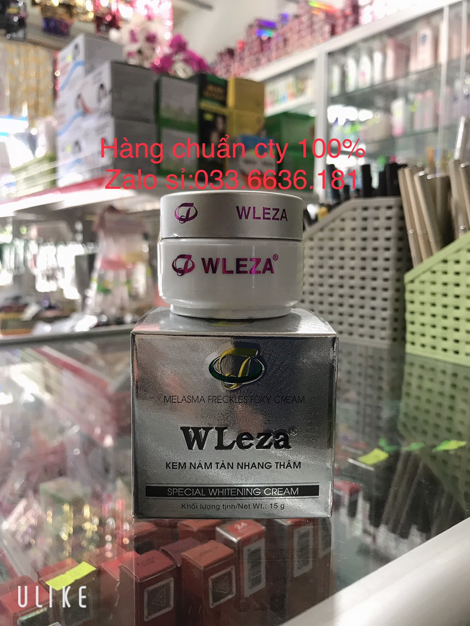 Kem wleza bạc hết Nám-Tàn Nhang- Thâm 15g