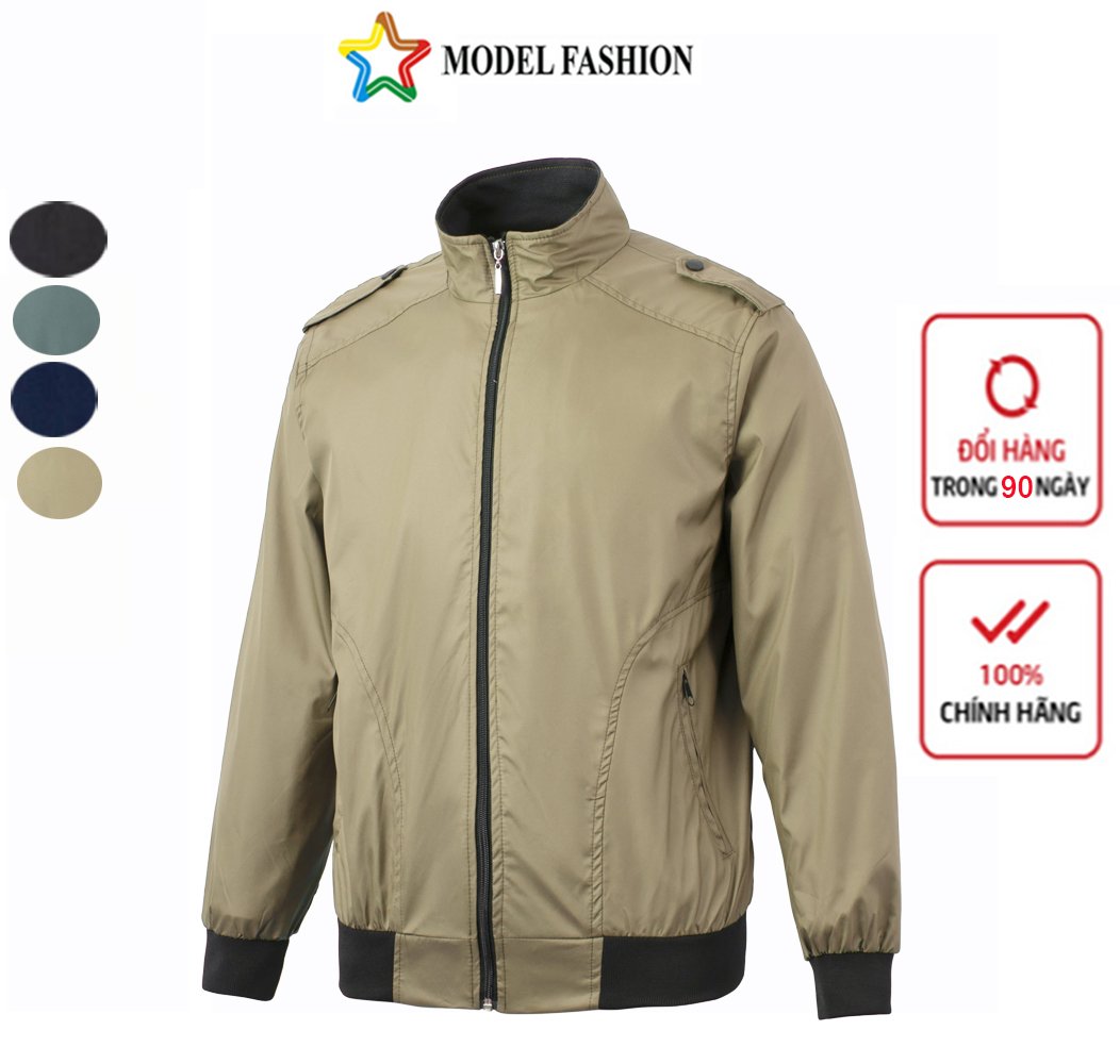 Áo Khoác dù Gapro Fashion Nam Gapro Fashion  cầu vai cổ đứng túi khóa kéo hàn quốc AKDC022