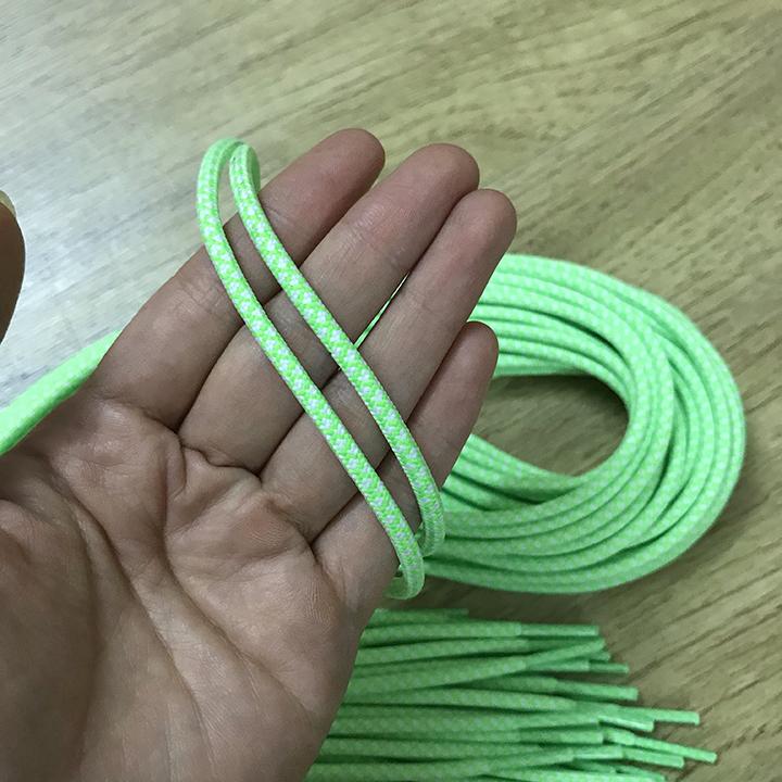 Dây Giày Tròn Màu Xanh Chuối