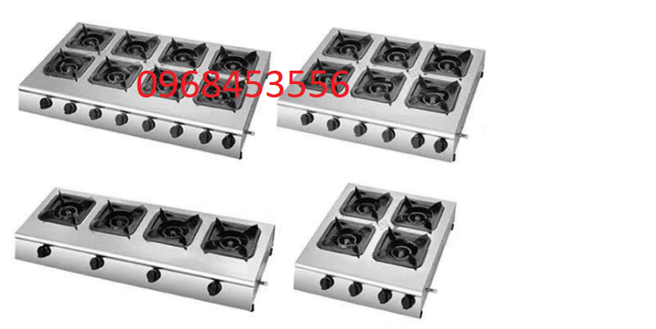 Bếp gas 6 cửa - Bếp gas 6 họng - Bếp ga 6 lò cao cấp