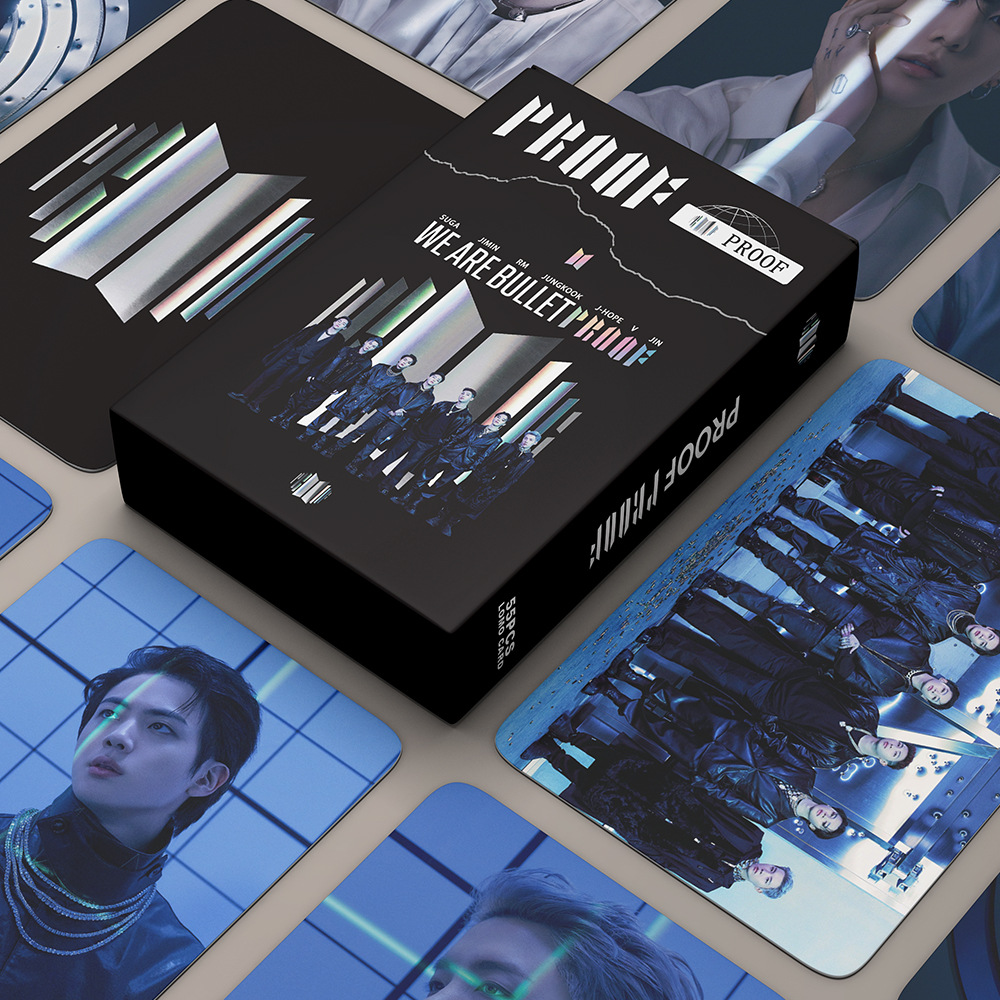 Bộ 55 card bts lomo bts proof 2022