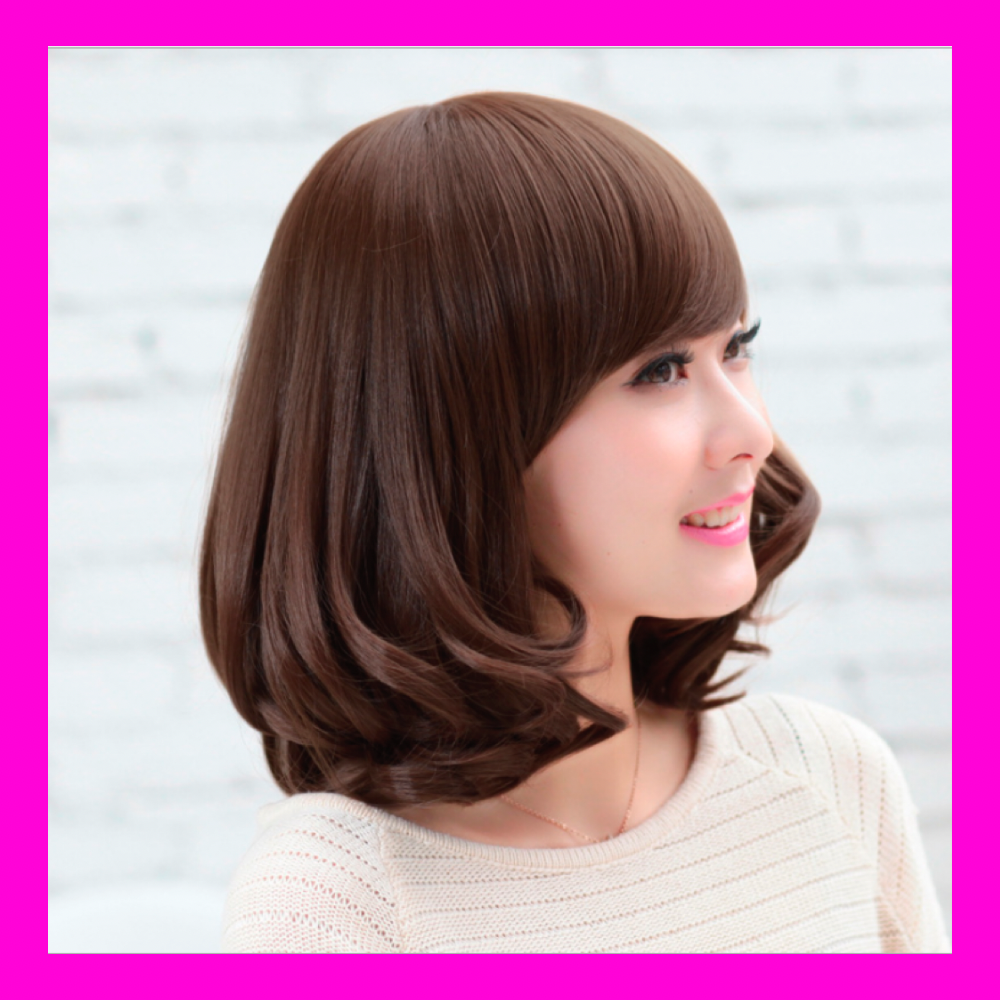 [TẶNG LƯỚI] Tóc giả nữ trung niên ngắn xoăn cao cấp - TG676