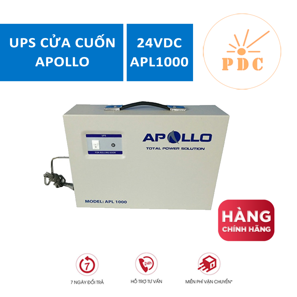 Bộ Lưu Điện Cửa Cuốn APOLLO APL1000 1000VA 500KG - (PDC-TECH)