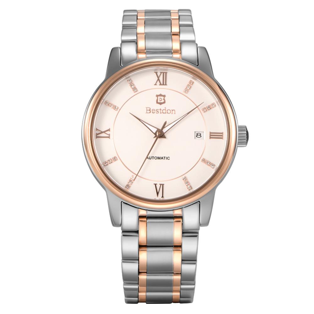 Đồng hồ cơ Automatic nam dây thép không gỉ Bestdon BD7106G