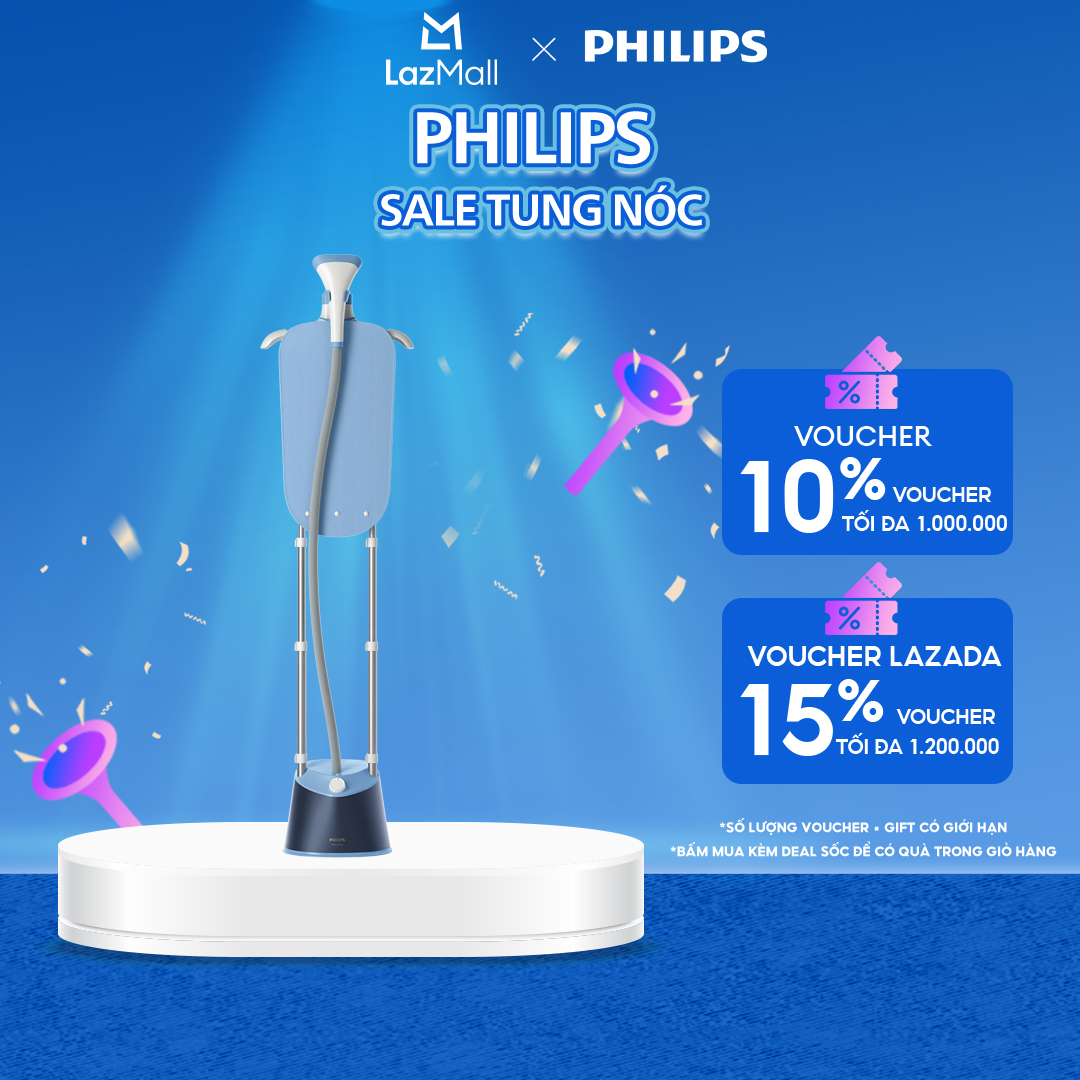 [QUÀ TẶNG HẤP DẪN - SLCH] Bàn Ủi Đứng Hơi Nước Philips STE1030/20 - Hàng Phân Phối Chính Hãng