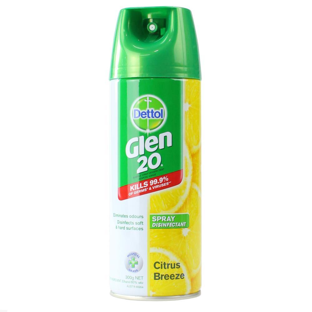 Xịt Glen Thơm Phòng, Khử Khẩn Dettol Disinfectant Spray 300g - Nhập Khẩu Úc