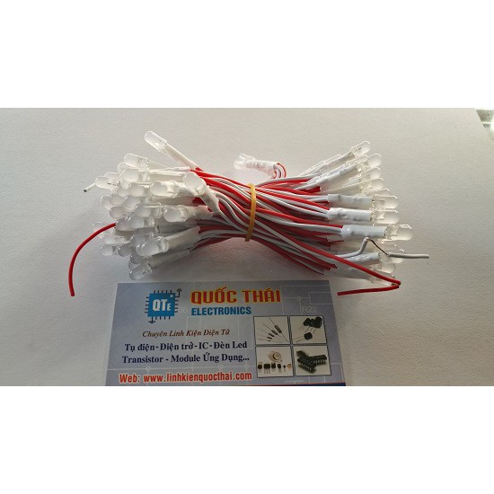 Led hàn dây 5v màu đỏ