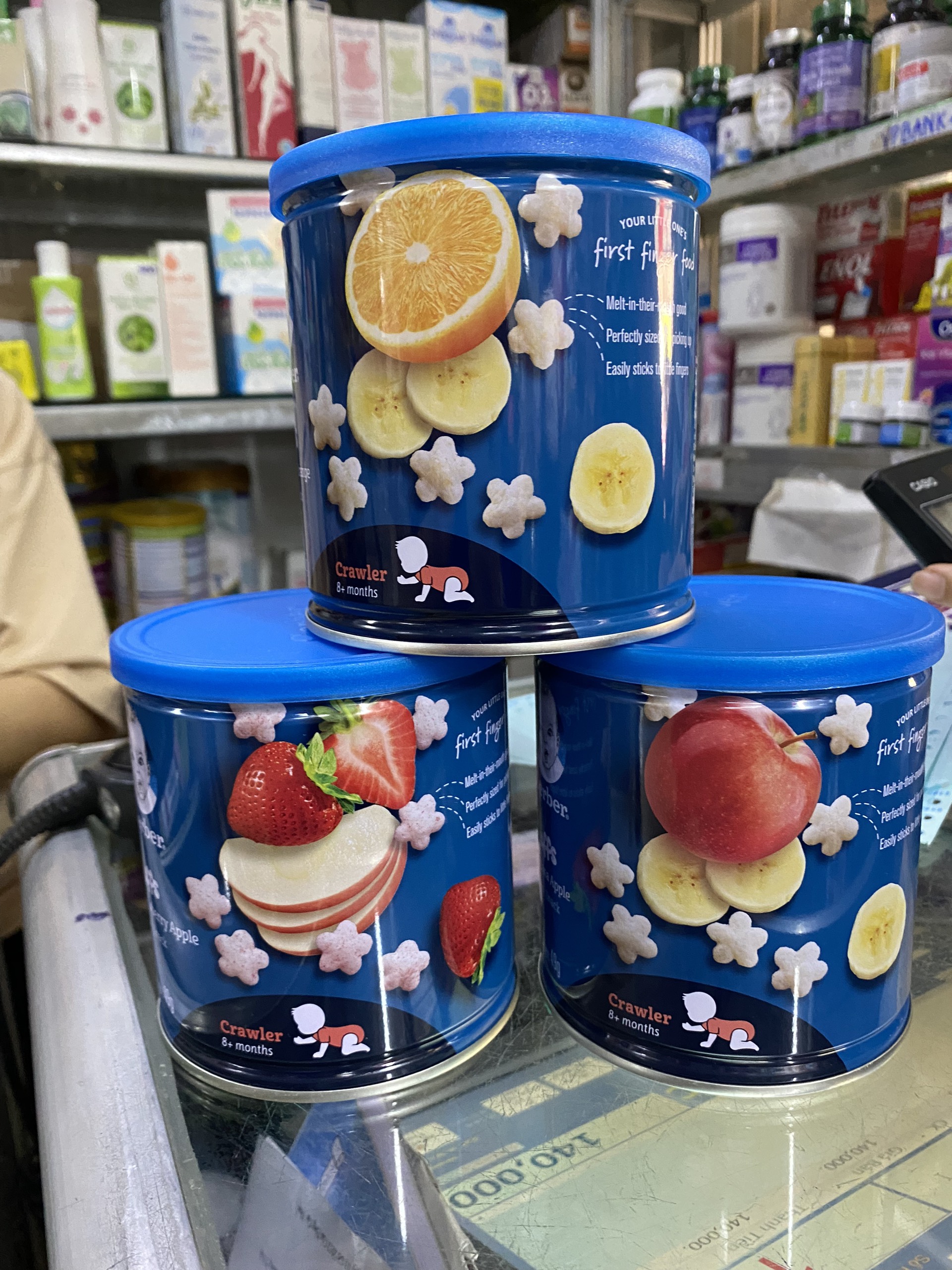 Bánh ăn dặm Gerber Ngôi Sao cho bé trên 8 tháng