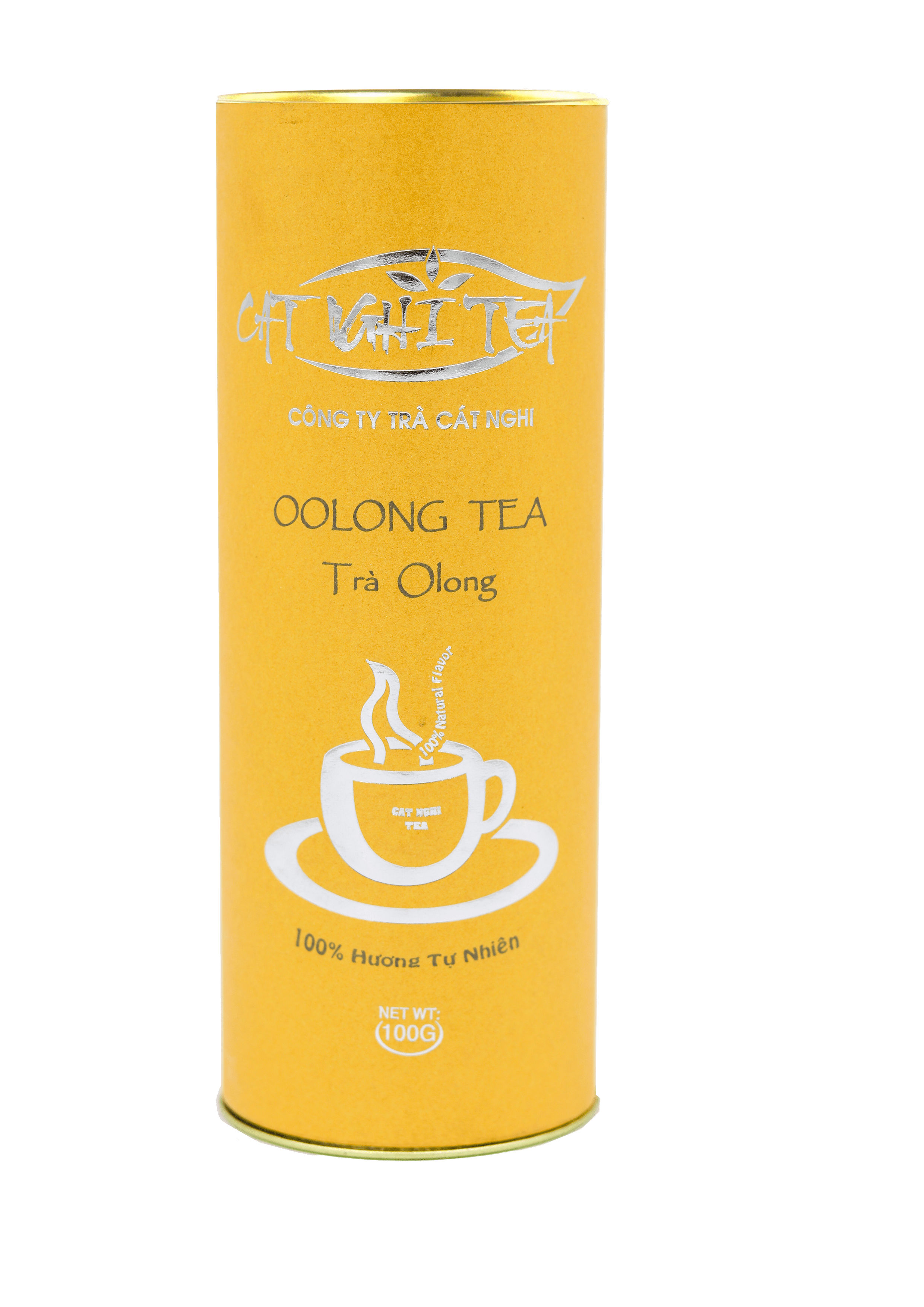 Trà Lon Truyền Thống - Trà Xanh Ô Long Cat Nghi Tea (100g)