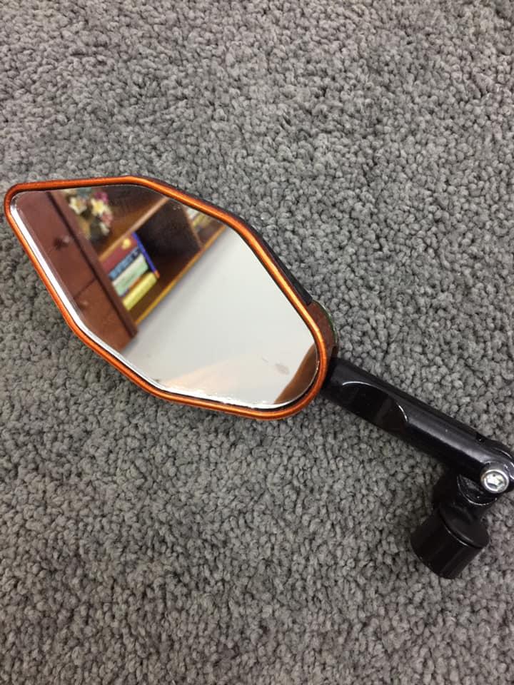 Gương/Kính chiếu hậu xe máy FERRI (đỏ-đen)