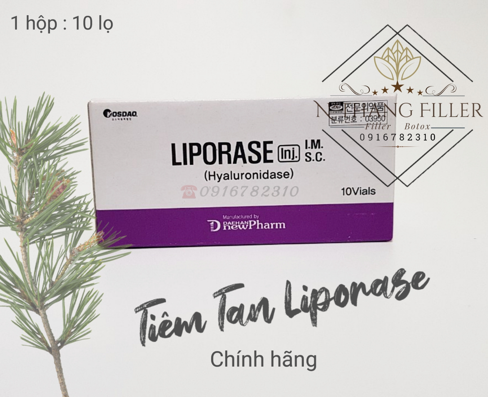 Tan Filler Liporase chính hãng