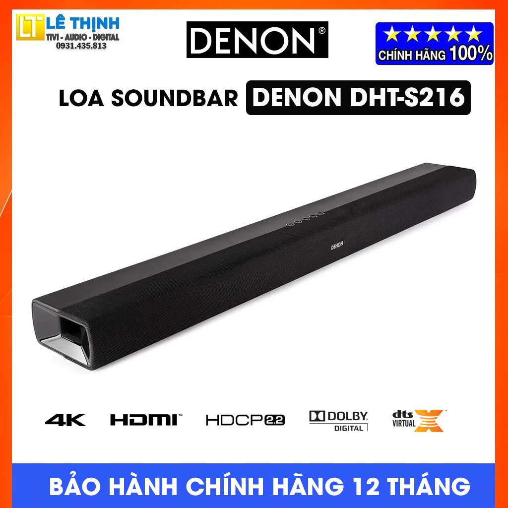 Loa thanh SoundBar Denon DHT-S216 - Chính hãng - Bảo hành 12 tháng
