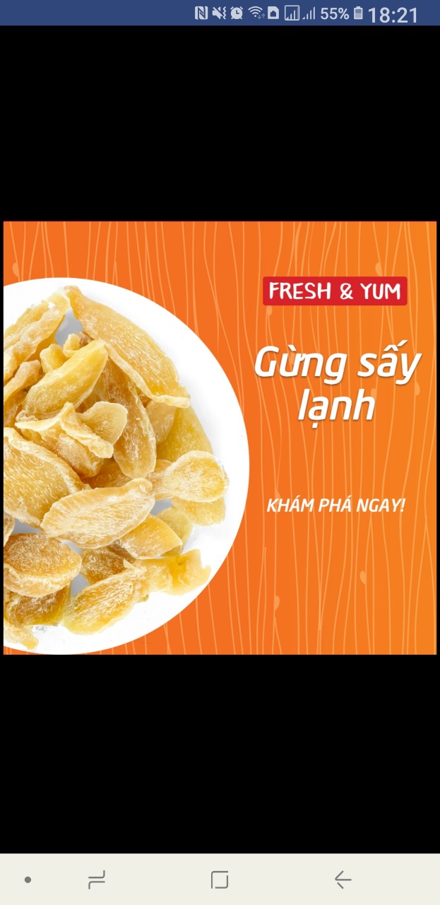 [HCM]GỪNG SẤY LẠNH