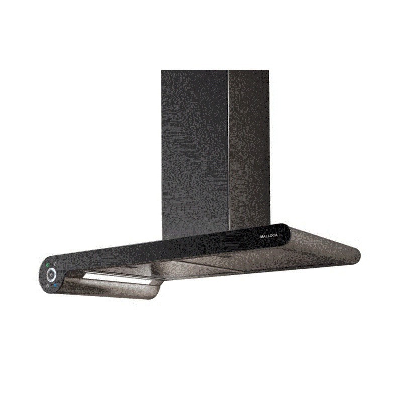 Máy hút mùi áp tường Malloca CIRCLE F-188 - Kích thước 900mm, màu Đen