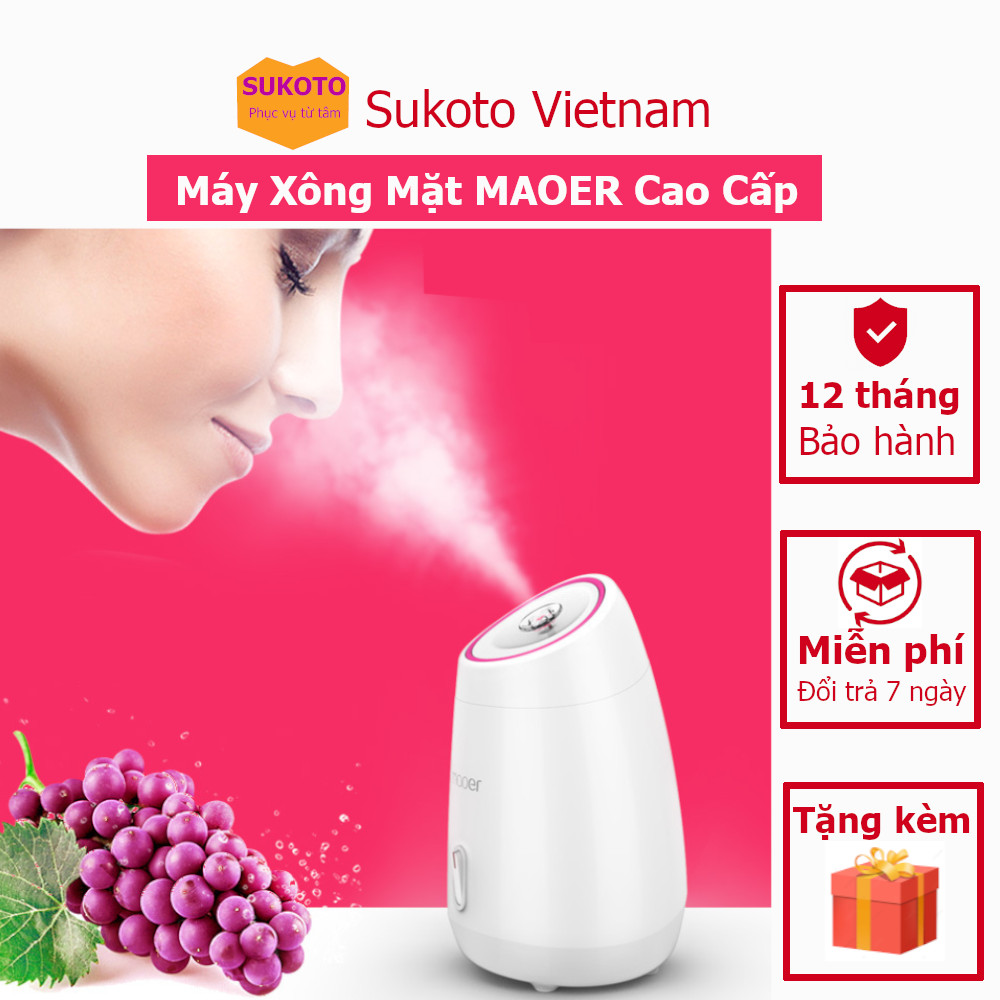 Máy xông mặt - Máy phun sương tạo ẩm - Xông hơi hoa quả tươi, thảo dược tại nhà