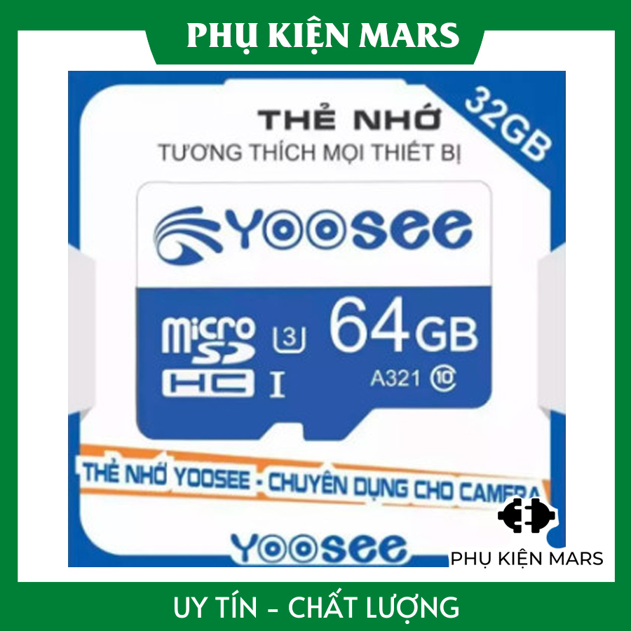 Thẻ nhớ microSDHC Yoosee Extreme Plus 32GB/64GB UHSI U3 4K R90MB/s W40MB/s chuyên camera và điện thoại