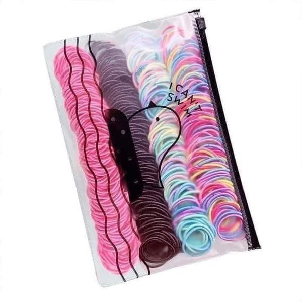 SÉT 500 DÂY THUN BUỘC TÓC