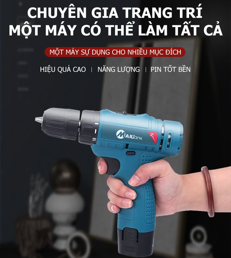 Máy khoan pin lithium 12v mailtank sh201