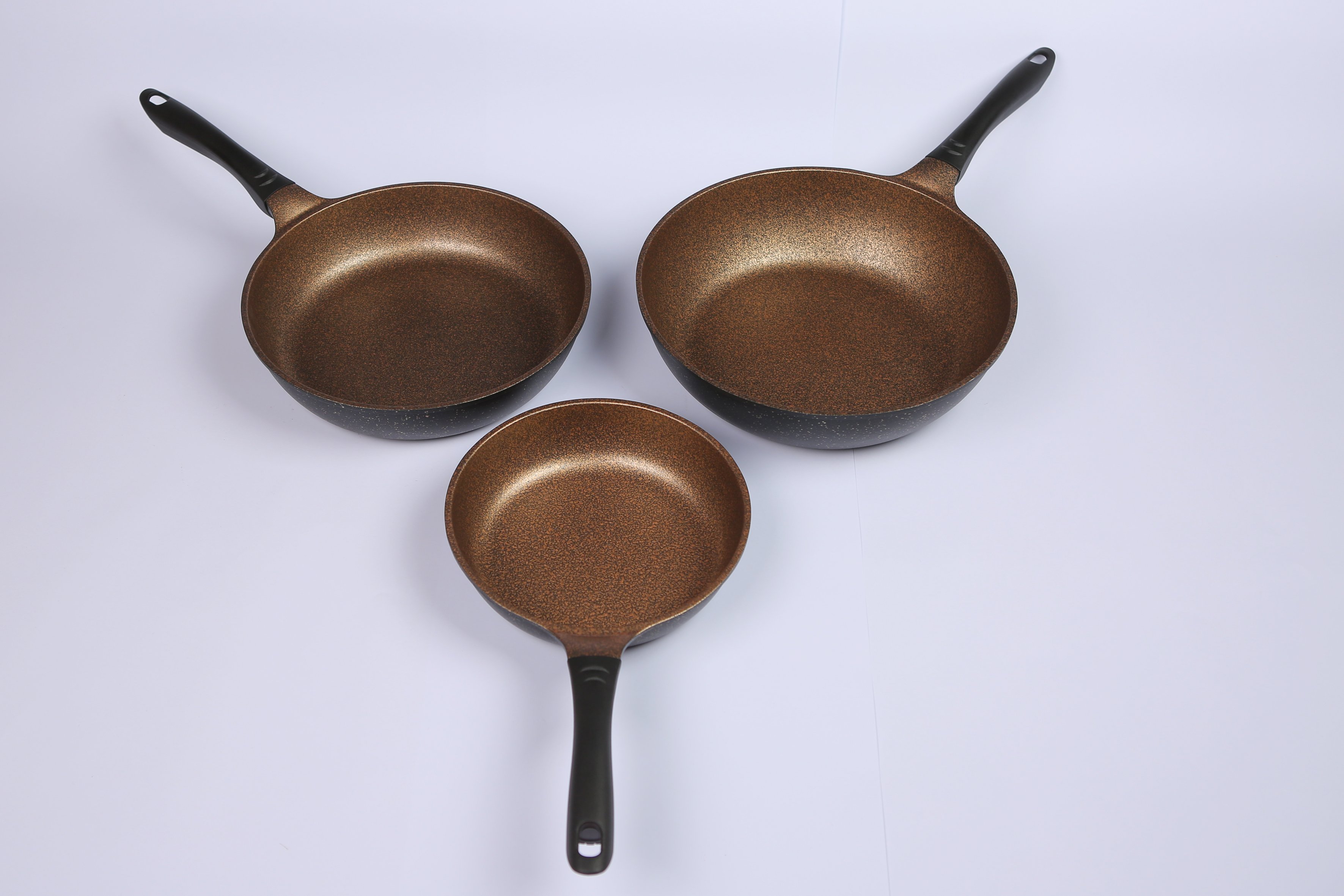 Chảo chống dính Tiross dùng bếp từ bếp ga, Chảo chiên chống dính bằng đá, chảo chiên cạn TS6105 phi 30 cm