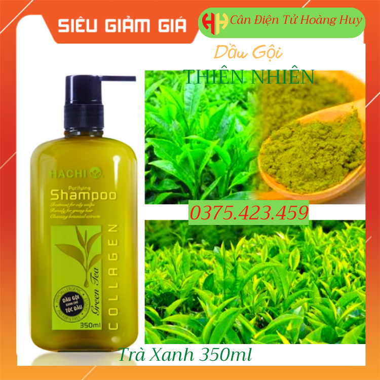 Combo Cặp Dầu Gội Và Dầu Xã Trà Xanh HACHI -350ml Dành Cho Tóc bị dầu,HÀNG CHÍNH HÃNG
