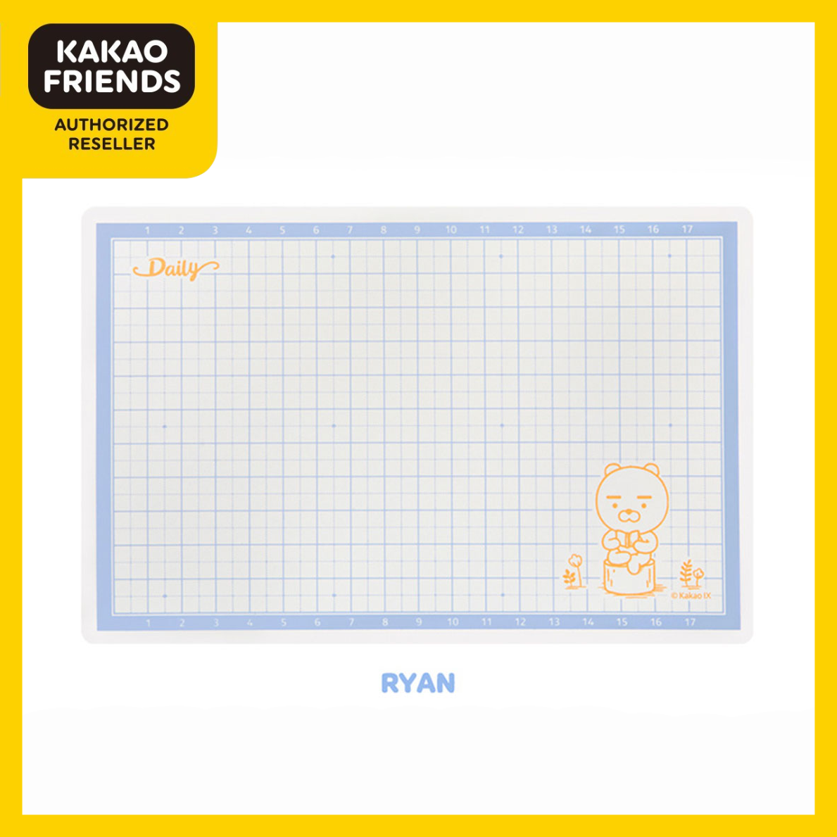 Bảng lót cắt daily - kakao friends - bảng lót cắt giấy hình hoạt hình đáng yêu 628912/628929/628936/628943