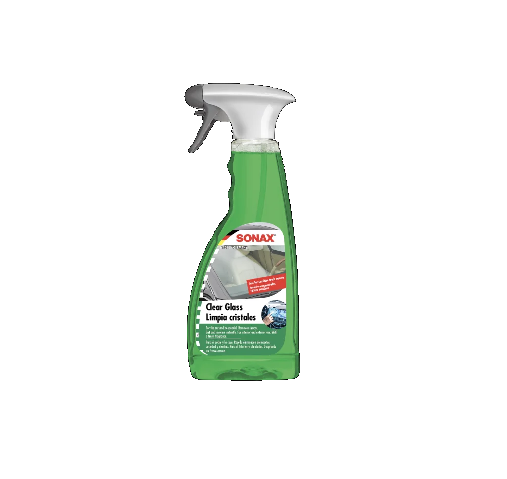 Chai xịt vệ sinh làm sạch và trong kính lái Sonax Clear Glass 338241 500ml