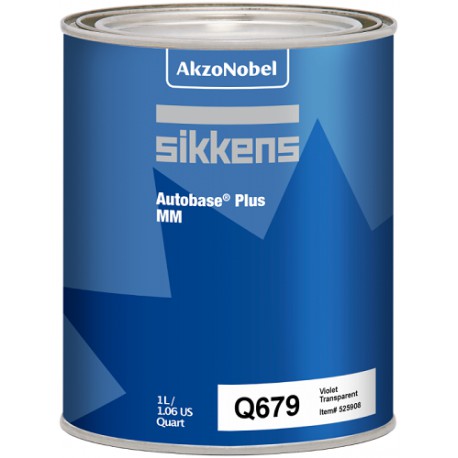 Q679 sơn gốc màu xanh dương tím trong hãng sikkens - akzo nobel lon 1 lít sơn ô tô sonquangphu422