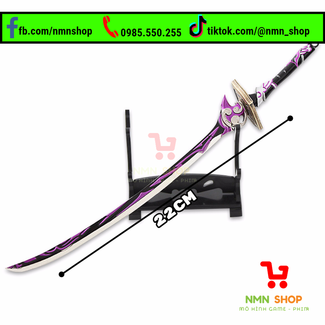 Mô hình game Genshin Impact - Kiếm Lôi Thần 22cm