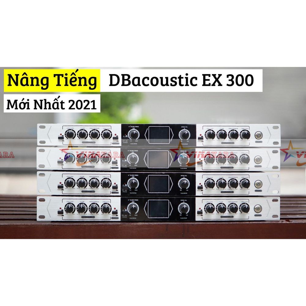 Máy Nâng tiếng dB acoustic EX300, tăng cường bass treble mạnh mẽ, nâng cấp dàn karaoke