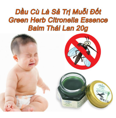 Cao sả chống côn trùng đốt green herb
