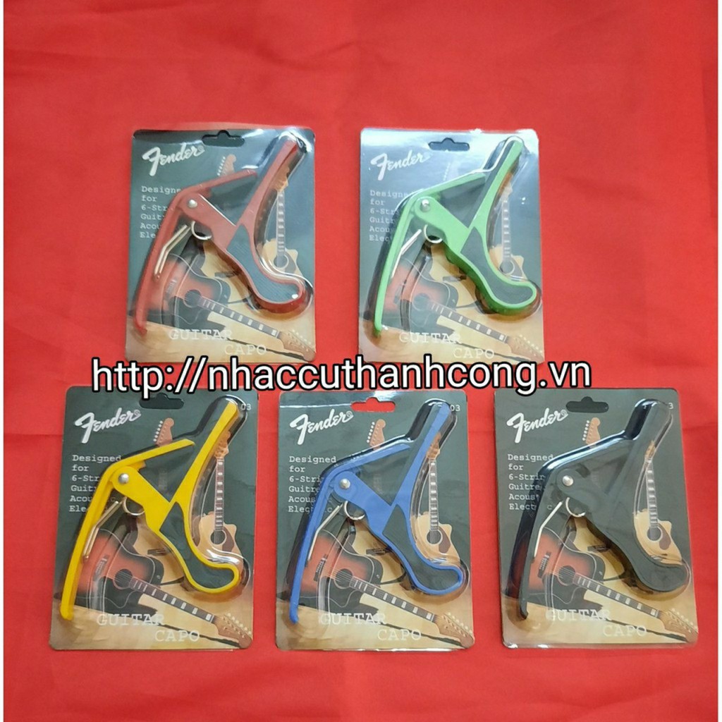 Capo guitar hiệu fender bằng nhựa, Capo đàn guitar