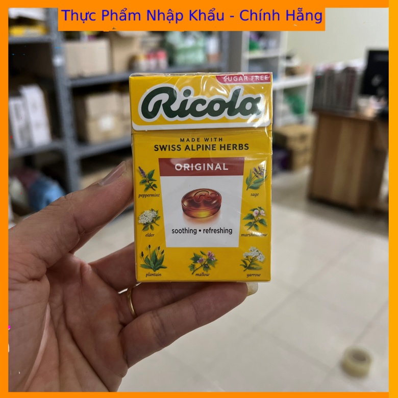 [ 5 Vị ] Kẹo Thảo Mộc Ricola 40Gr Nhập Khẩu Thụy Sĩ (Original Held)