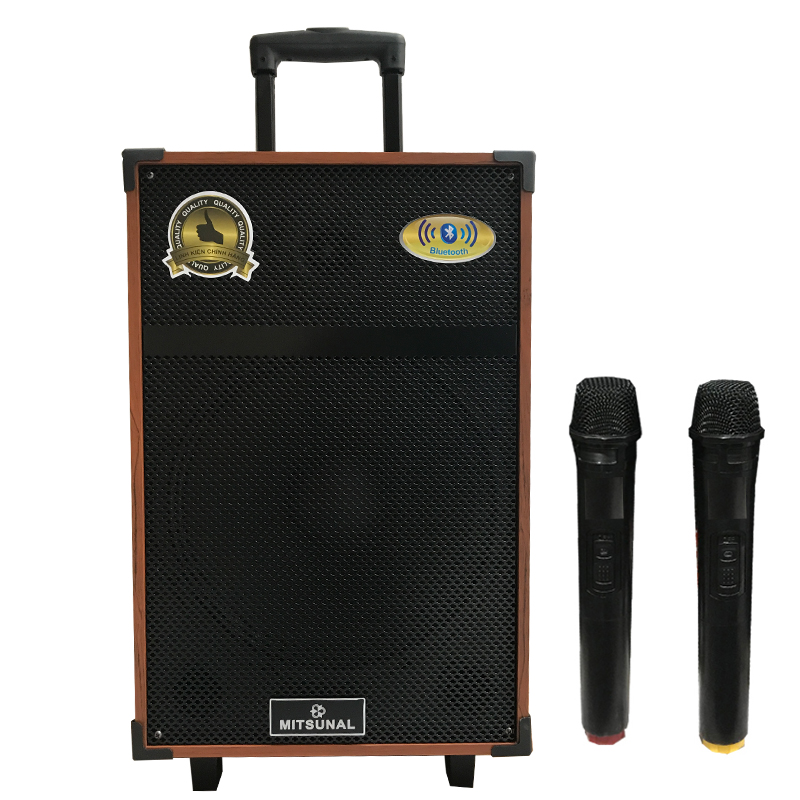 Loa kéo Mitsunal Bass 30 - T1209 - Vỏ Gỗ, Micro Hút Âm