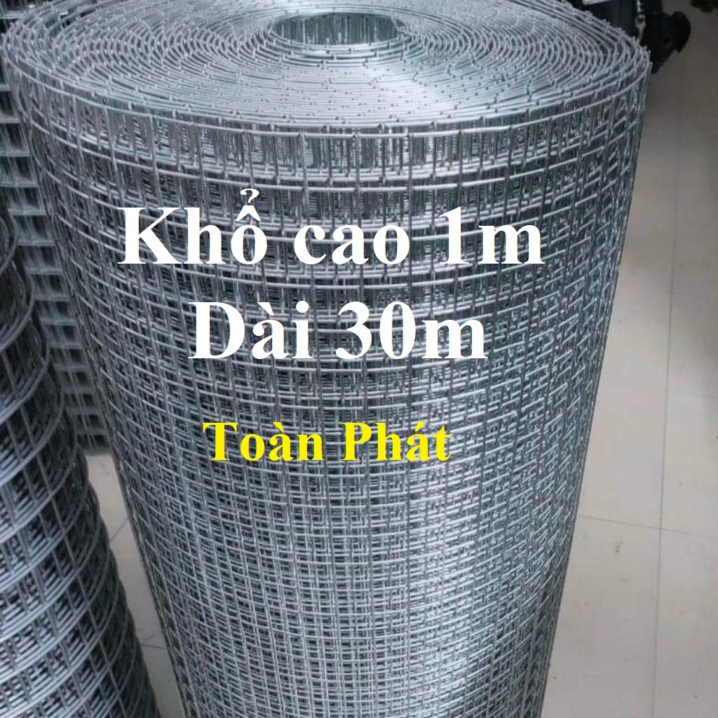 Cuộn lưới sắt vây gà vịt làm chuồng trại vật nuôi mắt lưới 1.2cm, 2cm